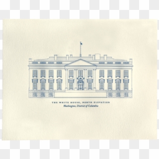 Vector Download The White House North Elevation Print - Classical Architecture, HD Png Download