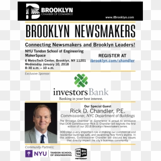 Brooklyn Designs On Twitter - Investors Bank, HD Png Download