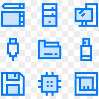 Computer And Hardware - Majorelle Blue, HD Png Download