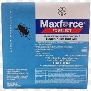 Maxforce Fc Select Roach Bait Gel Front - Maxforce Fc, HD Png Download