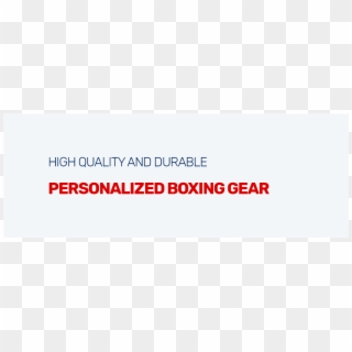 Boxing Gear Customizer - Carmine, HD Png Download