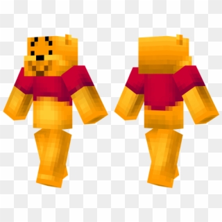Winnie The Pooh - Female Cute Minecraft Skins, HD Png Download