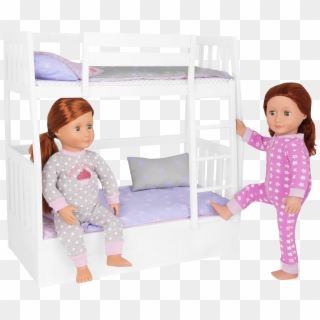 Dream Bunks Bed Set With Sia And Sabina In Bed - Doll, HD Png Download