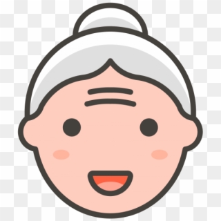 Old Woman Emoji - Icon, HD Png Download