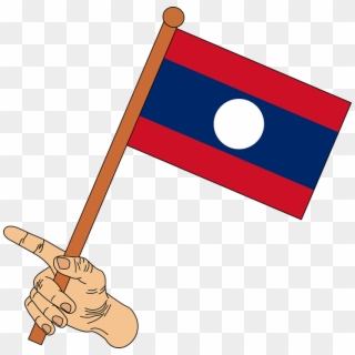 Flag Flag Of Laos Laos The Lao Flag Graphics - เวียดนาม ภาพ การ์ตูน, HD Png Download