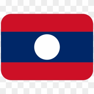 Flag Of Laos - Circle, HD Png Download