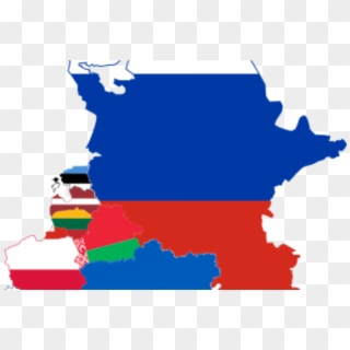 Still Deeply Stuck In The East - Central Europe Map Flags, HD Png Download