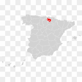 Spain Map - Mapa España Png Negro, Transparent Png