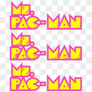 Original Ms Pac Man Logo, HD Png Download