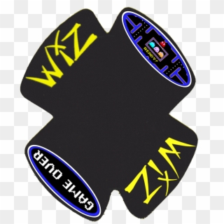Wiz Graffix Pac-man Knee Slider Backings - Sticker, HD Png Download