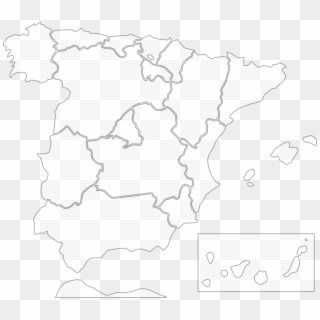 Spain Drawing City Map United States - Arbeitslosigkeit Spanien, HD Png Download
