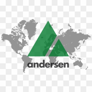 Andersen Group Is Comprised Of The Companies - World Map Borders Vector, HD Png Download