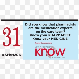 #pharmacists #aphm2017pic - Twitter - Com/hxtaynfc8o - American Pharmacist Month, HD Png Download