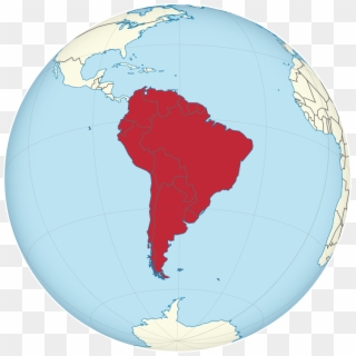South America On The Globe - South America On Globe, HD Png Download
