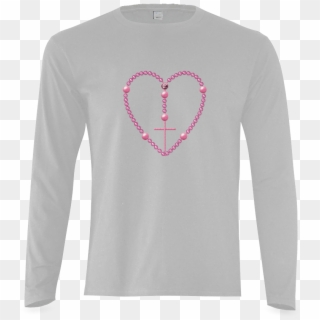 Heart Shaped Rosary - Sweatshirt, HD Png Download