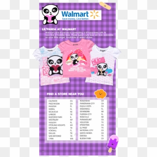 Lil'panda Walmart Toddler Tees - Walmart, HD Png Download