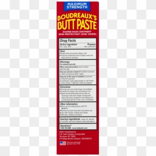 Clipart Freeuse Library Boudreaux S Butt Paste Maximum - General Supply, HD Png Download