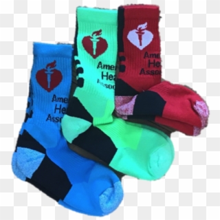 Tall American Heart Association Socks - Sock, HD Png Download