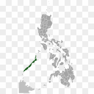 Palawan Peacock Pheasant Range - Map Of The Philippines, HD Png Download