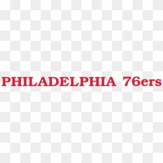 Philadelphia 76ers Logo Font - 76ers Wordmark Logo Transparent, HD Png Download