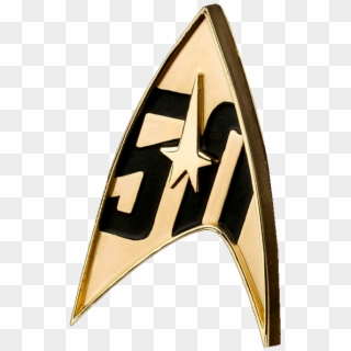 50th Anniversary Replica Badge - Star Trek 50th Anniversary Magnetic Badge, HD Png Download