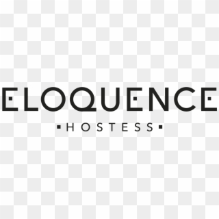 Eloquence Hostess - Black-and-white, HD Png Download