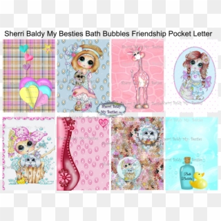Puppy Bubble Bath Besties Paper Pocket Letter Instant - Cartoon, HD Png Download