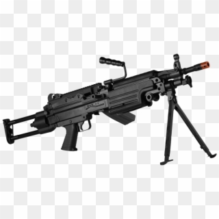 Classic Army Full Metal M249 Para Aeg Airsoft Gun W - M249, HD Png Download