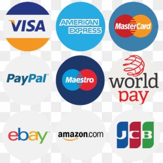 Streamz Global Accept All Major Credit Cards Visa American - Circle, HD Png Download