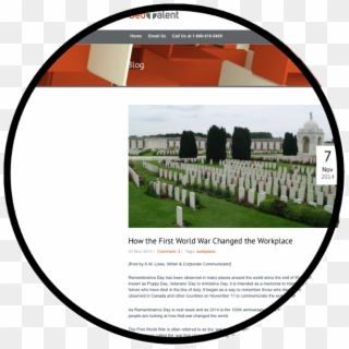 Corporate Blog Writing - War Cemeteries, HD Png Download