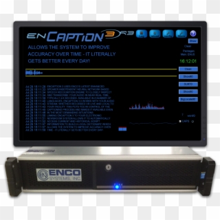 Automated Closed Captioning System - Led-backlit Lcd Display, HD Png Download
