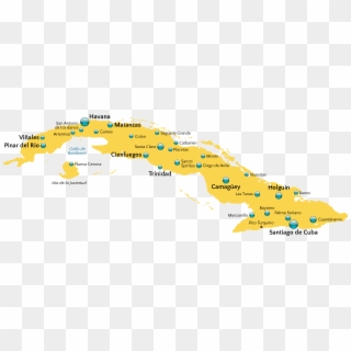 Cuba Map - Map, HD Png Download