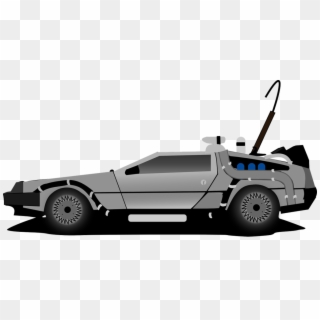 Fire Up The Flux Capacitor It's Back To The Future - Back To The Future Delorean Cartoon, HD Png Download