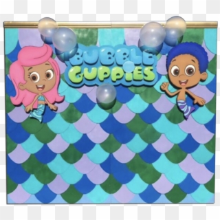 Bubble Guppies Backdrop For A Girl, HD Png Download