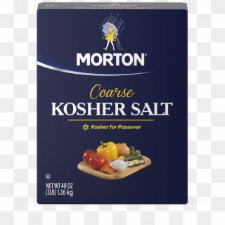 Morton® Coarse Kosher Salt - Natural Foods, HD Png Download