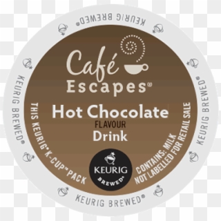 Cafe Escapes - Hot Chocolate - Cafe Escapes Chai Latte K Cups, HD Png Download