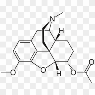 Acetyldihydrocodeine - Hexahydroxydiphenic Acid, HD Png Download