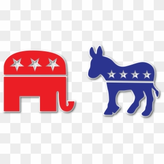 Hot Topic Issues, And News Icons 4 - Color Is The Democratic Party, HD Png Download