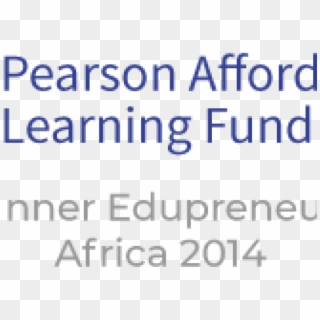Pearson Affordable Learning Fund Edupreneurs Africa - Cengage Learning, HD Png Download