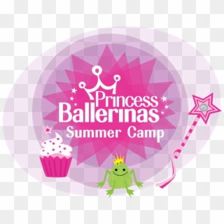 Princess Ballerina Summer Camp Logo - Frog, HD Png Download