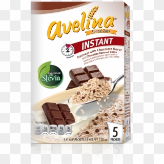 Avelina Instant Oatmeal With Chocolate Flavor And Chocolate - Avelina Instantanea Con Stevia Cream Toffee Cappuccino, HD Png Download