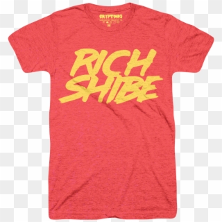 Rich Shibe Vintage Heather Red Tri Blend - Active Shirt, HD Png Download