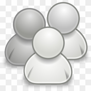 File Icon Of Three People In Different - Grey People Icon Png, Transparent Png