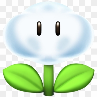 Clouds Clipart Super Mario - Super Mario Galaxy 2 Cloud Flower, HD Png Download
