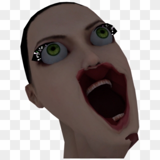 I Got A Little Too Excited With Her Facial Rig Derp - Tongue, HD Png Download