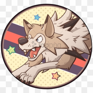 Free Png Pokemon Icon Lycanroc - Cartoon, Transparent Png