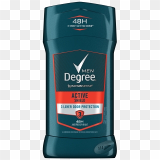 Degree Men Active Shield Advanced Protection Antiperspirant - Degree Motionsense 3 Layer Odor Protection, HD Png Download