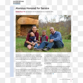 Success Beyond Woodward Alumnus Honored For Service - Brochure, HD Png Download
