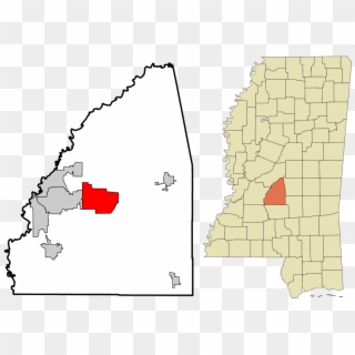 Brandon, Mississippi - Pelahatchie Ms On Map, HD Png Download