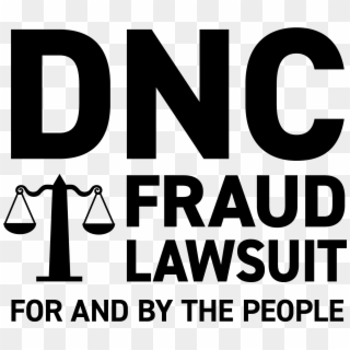 Dnc Fraud Lawsuit Logo - Black-and-white, HD Png Download